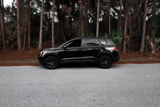 black luxury 4x4 SUV