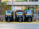 yellow auto rickshaw tuk tuk